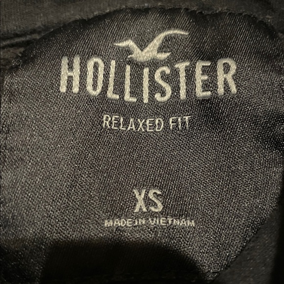 Hollister Men’s XS Black Pullover Hoodie - Picture 3 of 6